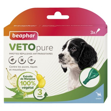 Pipette répulsives antiparasitaires CHIOT BEAPHAR