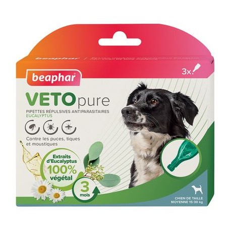 Pipette répulsives antiparasitaires GRAND CHIEN BEAPHAR