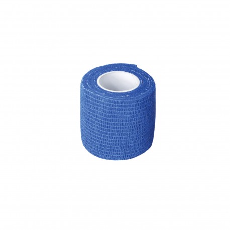 BANDE COHESIVE 5cm x 4,5 Bleue
