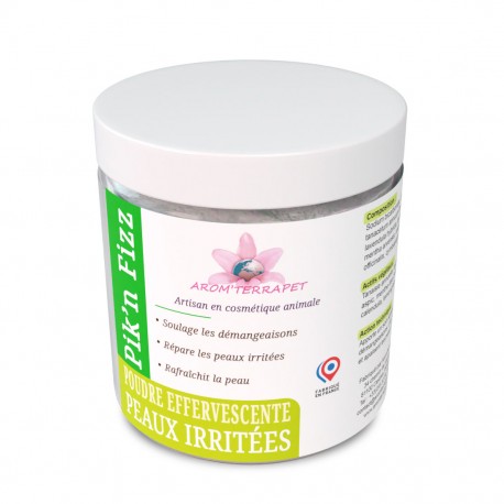 Pik'n Fizz Poudre effervescente PEAUX IRRITEES 200gr AROM'TERRAPET