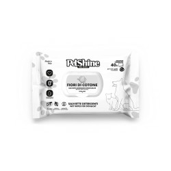 Lingettes PETSHINE Cotton Flowers  sachet 40 pièces