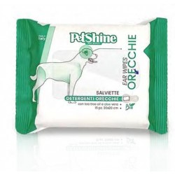 Lingettes PETSHINE OREILLES sachet 15 pièces