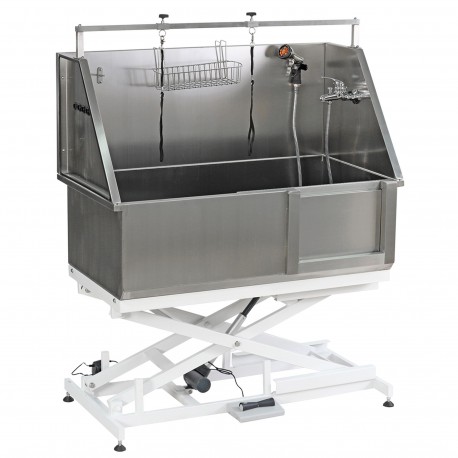 BAIGNOIRE INOX SUR CHASSIS ELECTRIQUE "PHOENIX"