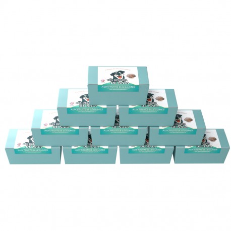 DELICES Naïa Fruits et légumes  10 mini ballotins 40 gr Biscuiterie de Médor